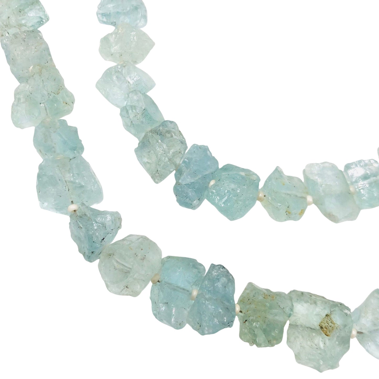 25 pcs Natural Aquamarine ,Center Drill Natural Rough Aquamarine Specimen Gemstone, Aquamarine Crystal Rough Gemstone, SKU - BBI924