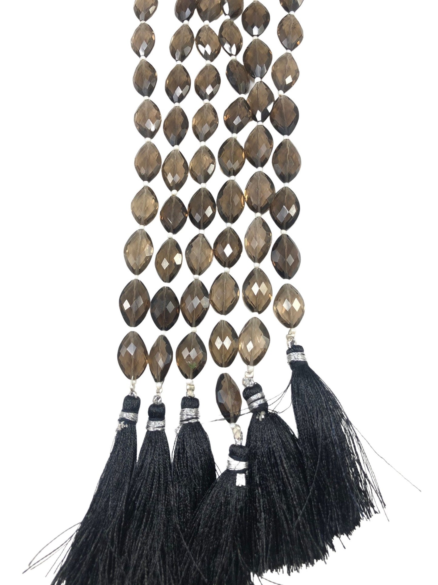 Natural Smoky Quartz Marquise Gemstone Beads Facetted Beads Briolette Marquise shape , jewelry supplies 10mmX14mm SKU-BBI863
