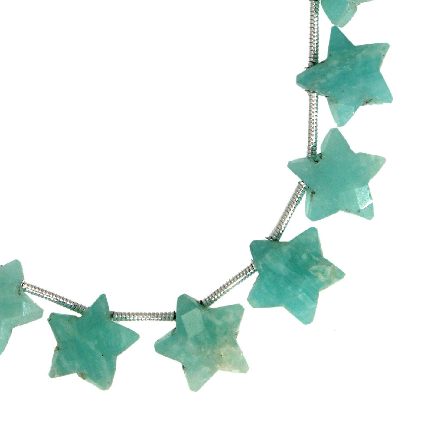 AAA Quality 100% Natural Amazonite Faceted Star Gemstone Beads, 10mm Approx, Wholesale Amazonite Gemstone, Jewelry Idea SKU- BBI114