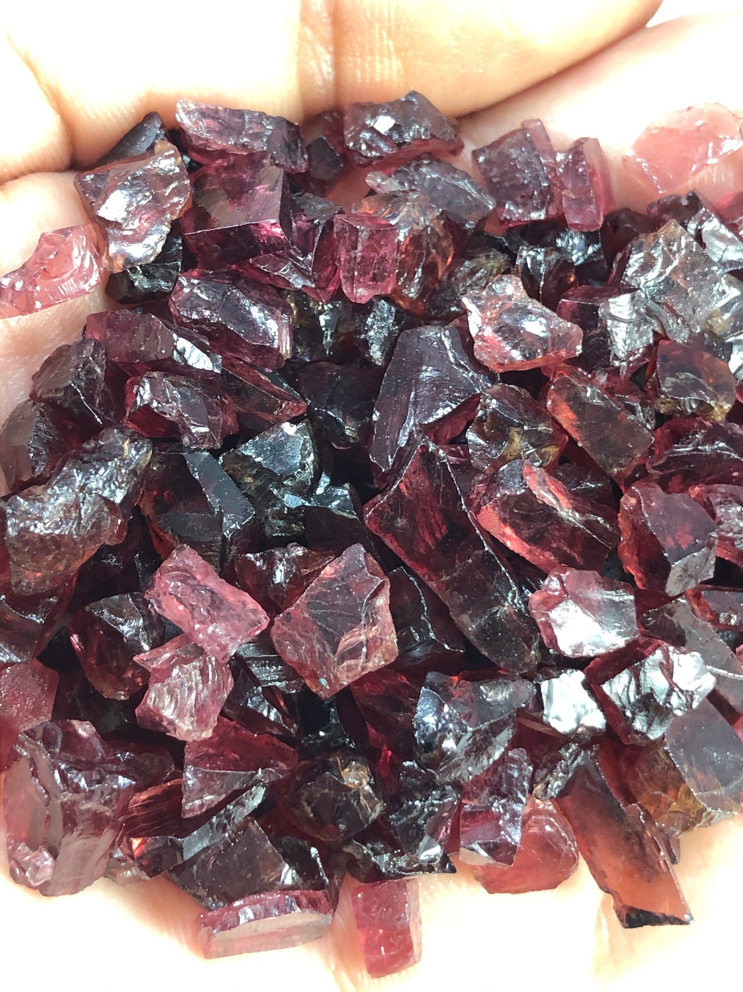 10 Pieces Natural Garnet Loose Rough Cluster Raw Healing crystal stones,Rough Garnet raw For Jewelry Making SKU- BBI419 Valentines