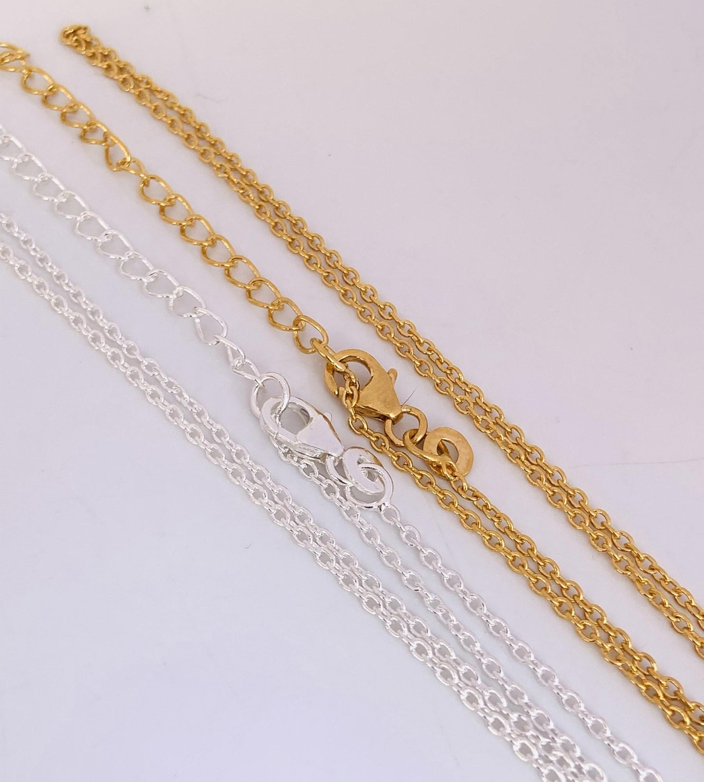 925 Sterling Silver Chain Necklace – Dainty & Versatile Jewelry for Layering or Pendants – Perfect Gift for Her - BeadsBoatInc