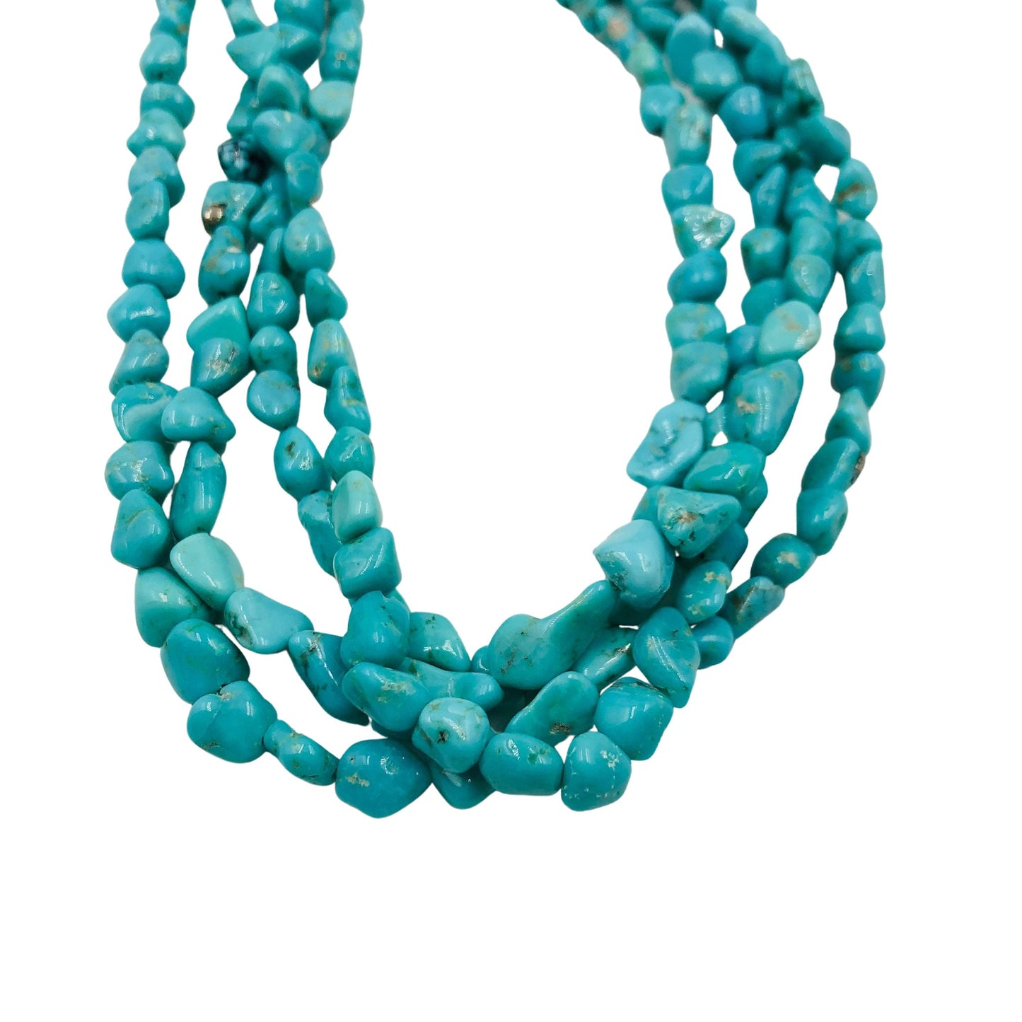 Natural Arizona Turquoise Smooth Nugget Tumble Beads