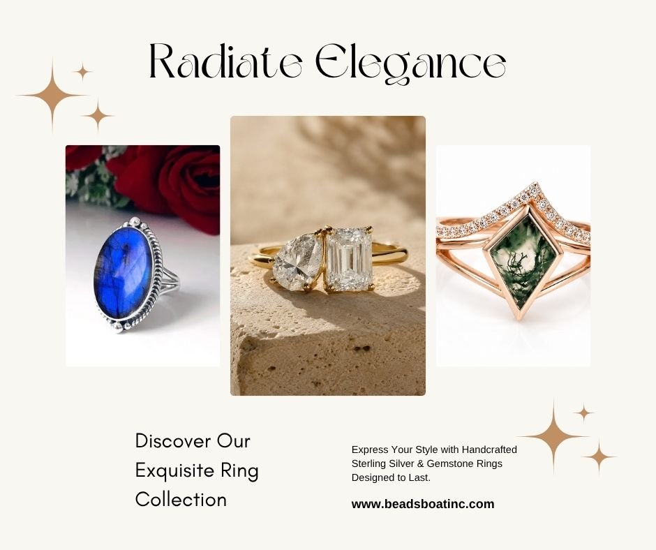 Silver Ring - BeadsBoatInc