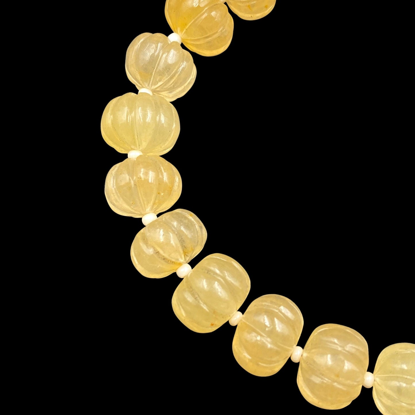 20 pieces Natural Yellow Aventurine Carved Melon Shape Rondelle Beads , Center drill gemstone Carved Melon Beads size 12mm Fancy briolette