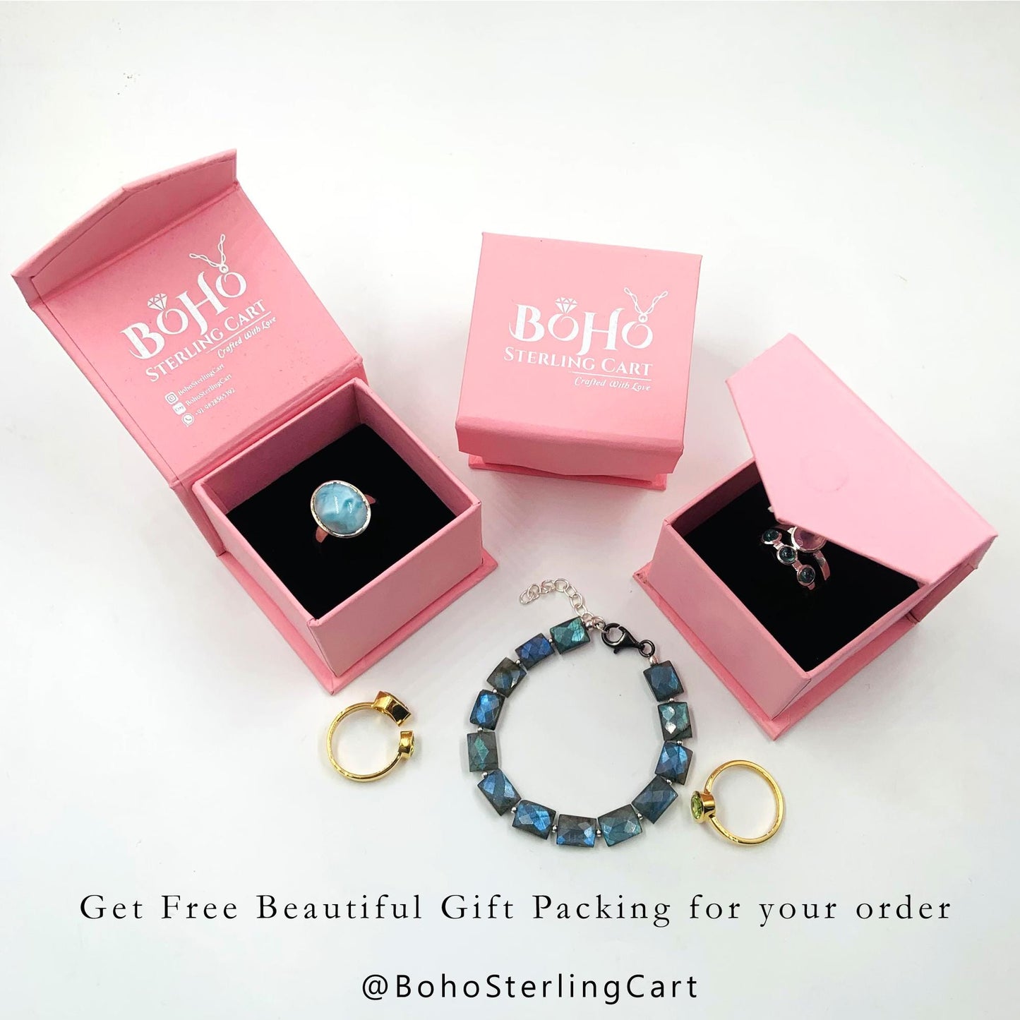 Captivating Duo Kyanite earrings ~ Blue & Green Color combination ~ Silver and Gold Finish ~ Birthday gifts for her ~ E-0021