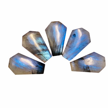 1 Pair Natural Labradorite Smooth Cut Coffin Shape Gemstone, Size 11X18mm, Matching Pair Briolette, Earring Making gemstone, SKU - BBI994
