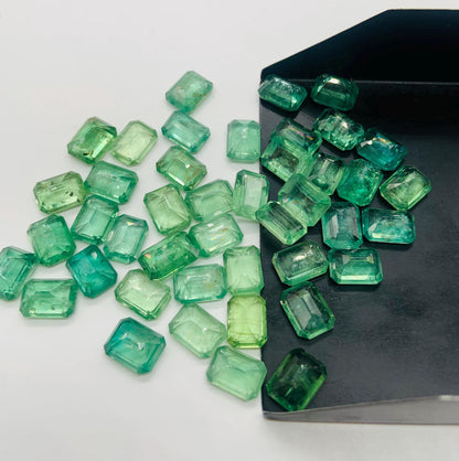 Natural Green kyanite Faceted Cut Gemstone Square Shape Green Kyanite Cut for jewelry making Semi Precious Green Kyanite Cut Stone