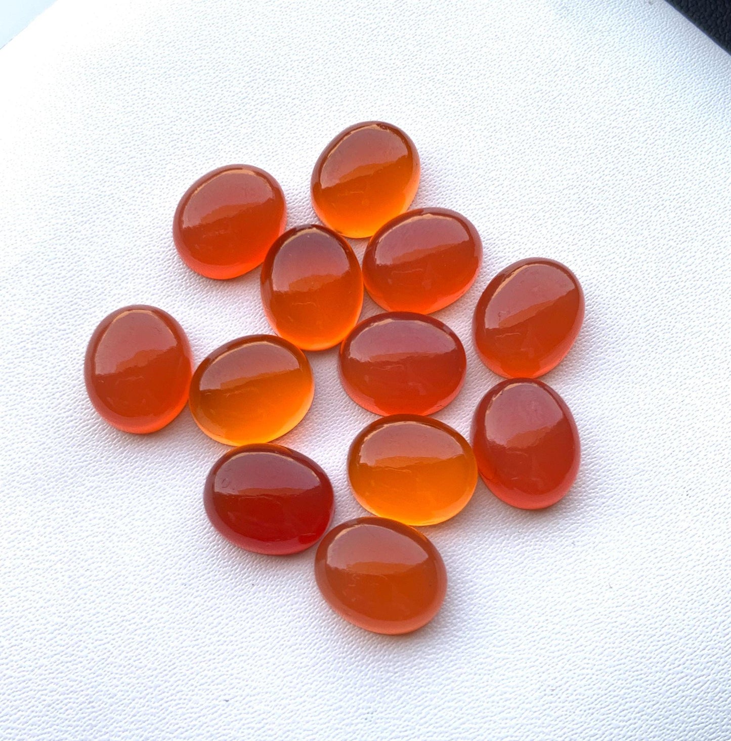 Natural Carnelian Smooth Oval Shape Gemstone Cabochon, CALIBRATED Loose Stone Cab, Oval Jewelry Making Cabochon Semi Precious Cabochons