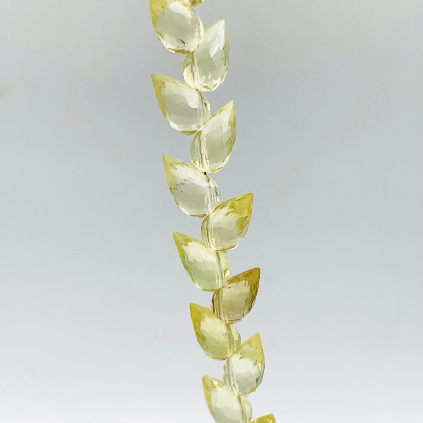 4 Inches Natural Lemon Quartz Buds Briolette Beads Lemon Quartz Gemstone Faceted Flower Buds Size 5X9mm To 6X10mm Lemon Drops jewelry making