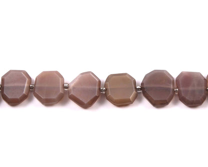 Chocolate Moonstone Fancy Shape Natural Gemstone Briolette Beads,Center Drill Beads,Fancy Shape Gemstone jewelry Bead,Flat chip bead BBI2486