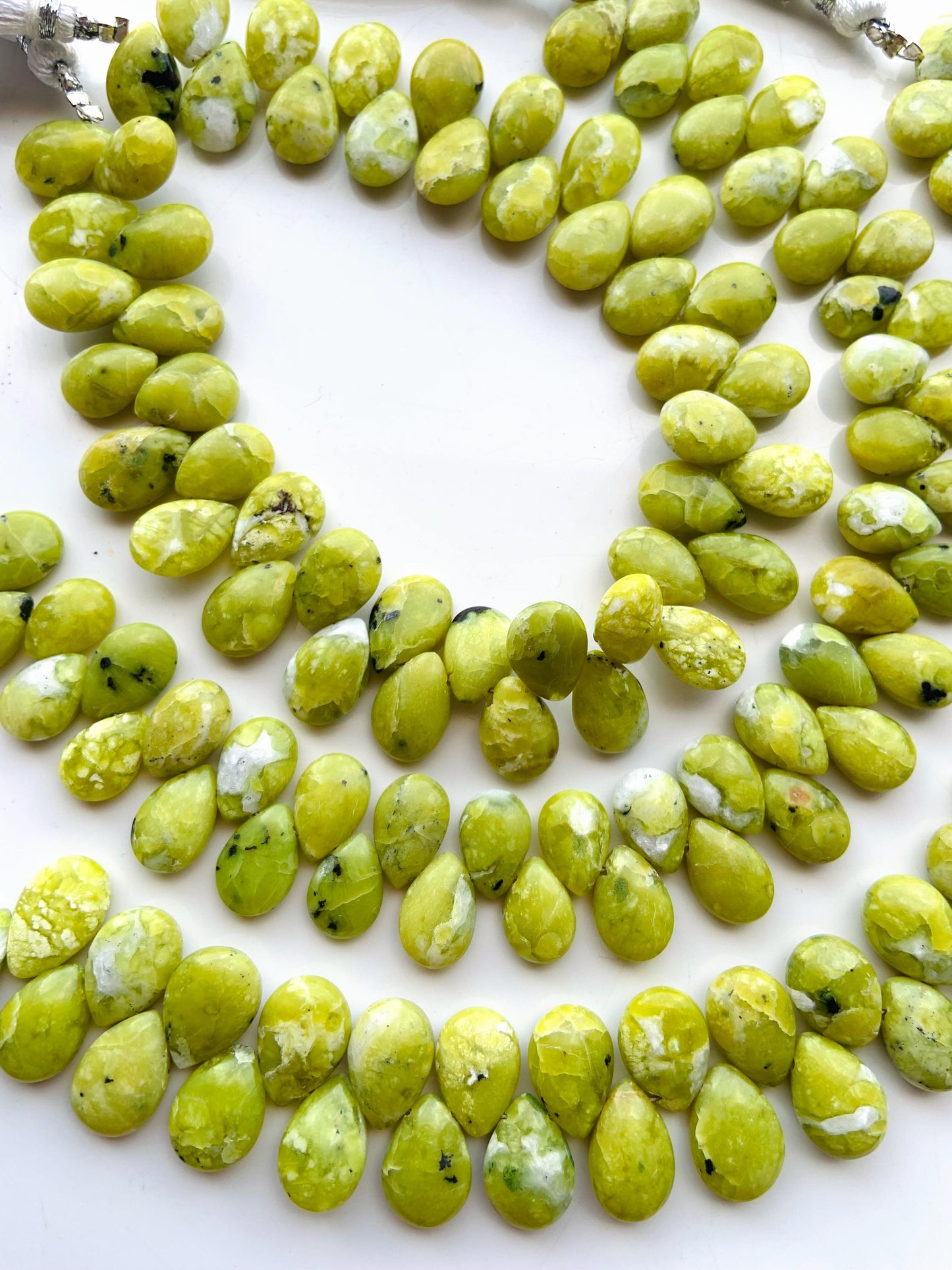 Natural Lizard lite Smooth Pear Shape Gemstone Briolette Side drill beads Size 8x11 to 9x12mm Smooth pear for wedding jewelry gift for her
