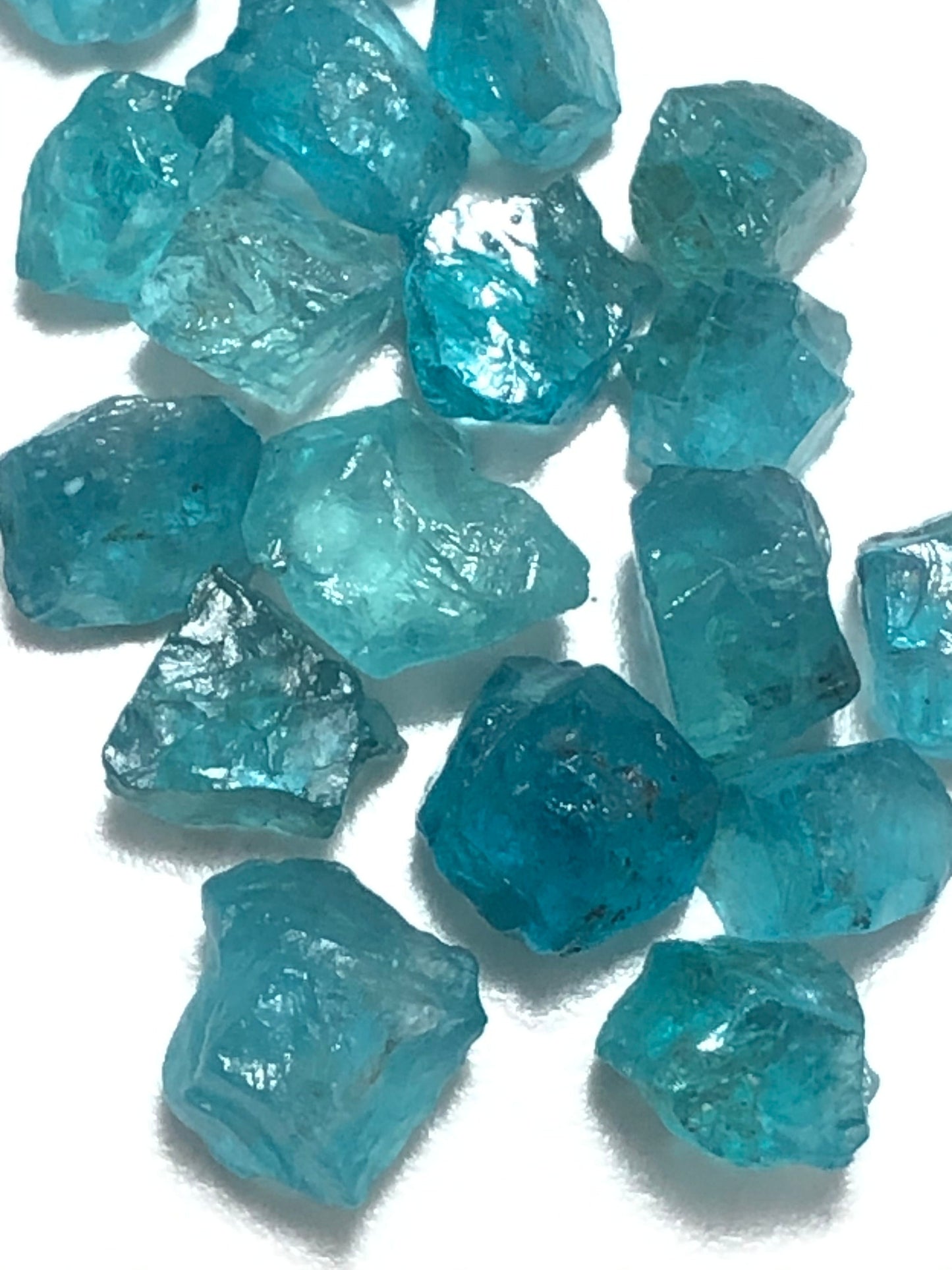 50 Pieces Raw 8-12 MM Raw Blue Apatite Gemstone,Natural Blue Apatite Raw Stone,Apatite Rough Gemstone,Apatite Raw Loose Gemstone Rough