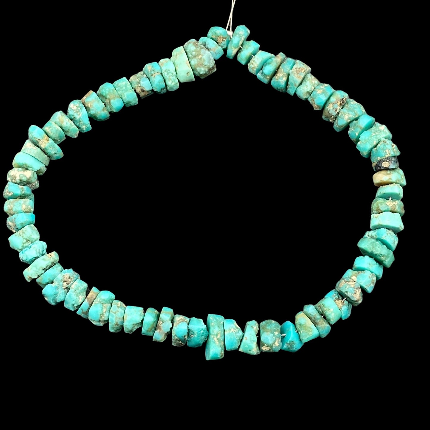 Arizona Turquoise Raw Beads | Center Drill Rough Gemstones | Crystal Specimens