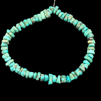 Arizona Turquoise Raw Beads | Center Drill Rough Gemstones | Crystal Specimens