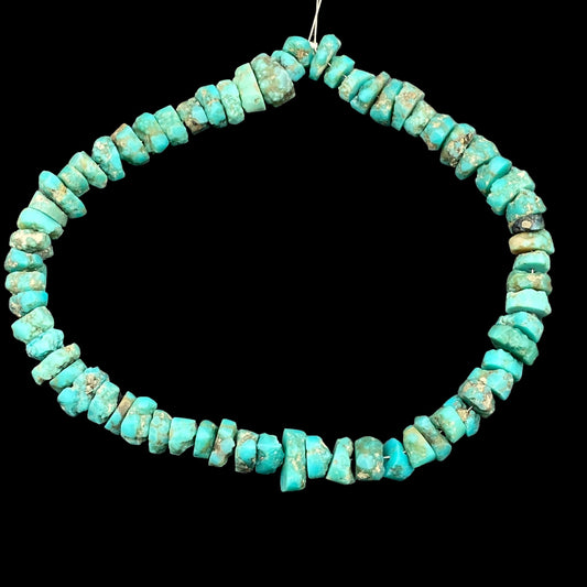 Arizona Turquoise Raw Beads | Center Drill Rough Gemstones | Crystal Specimens