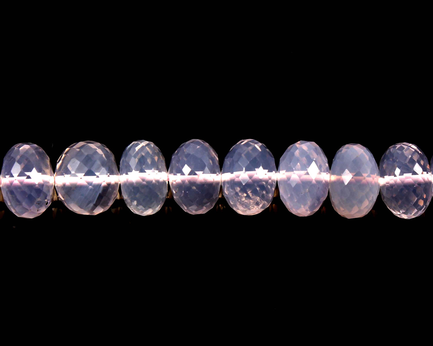 Natural Purple 12mm-13mm Quartz Gemstone / Rondelle Beaded Necklace / Faceted Lavendra Quartz Gemstone Energy Necklace Wedding Gift BBI662