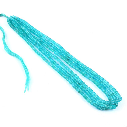 AAA Quality Natural Apatite Faceted Rondelles , Apatite Gemstone Rondelles , Fceted Roundele , jewelry beads Beads 5mm 16 "inch SKU-BBI589