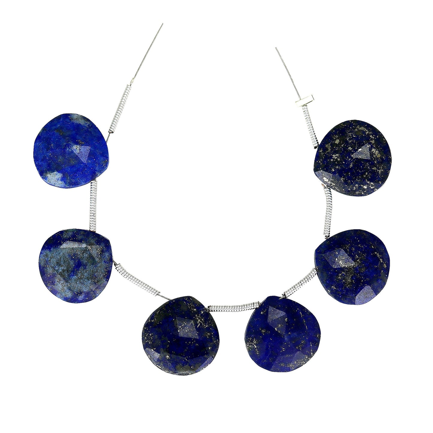 14mm Blue Lapis Lazuli Necklace, Teardrop Gemstone, Handmade Gift