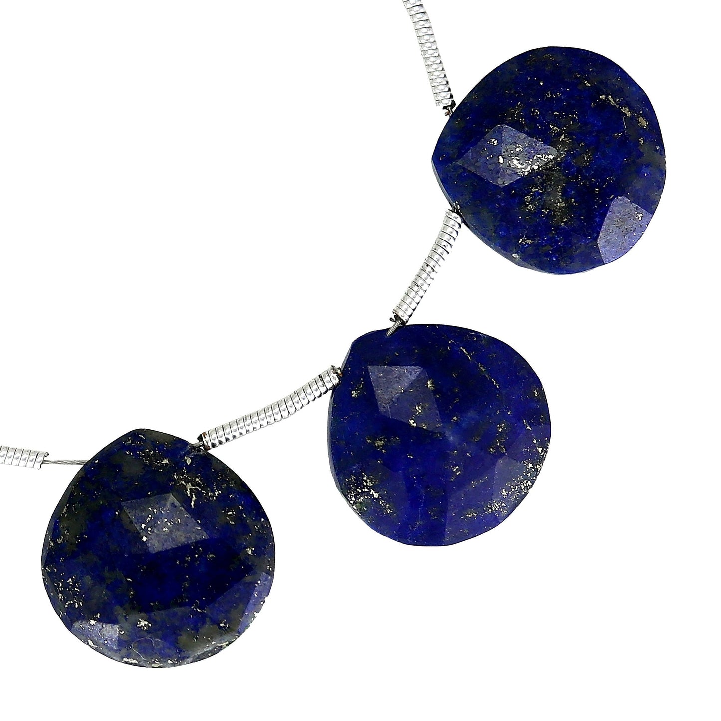 14mm Blue Lapis Lazuli Necklace, Teardrop Gemstone, Handmade Gift