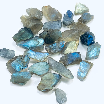 10 pcs Multi Fire Raw Labradorite  Natural Rough Labradorite Specimen Gemstone, Blue Labradorite Crystal Flashy Rough Garden Stone BBI1049