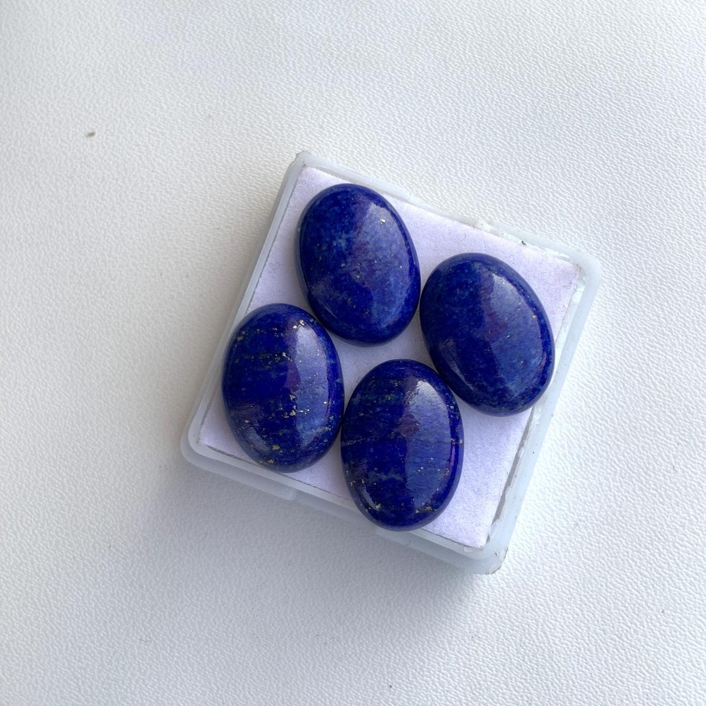 Natural Lapis Lazuli Smooth Oval Shape Gemstone Cabochon, CALIBRATED Loose Stone Cab, Oval Jewelry Making Cabochon Semi Precious Cabochons