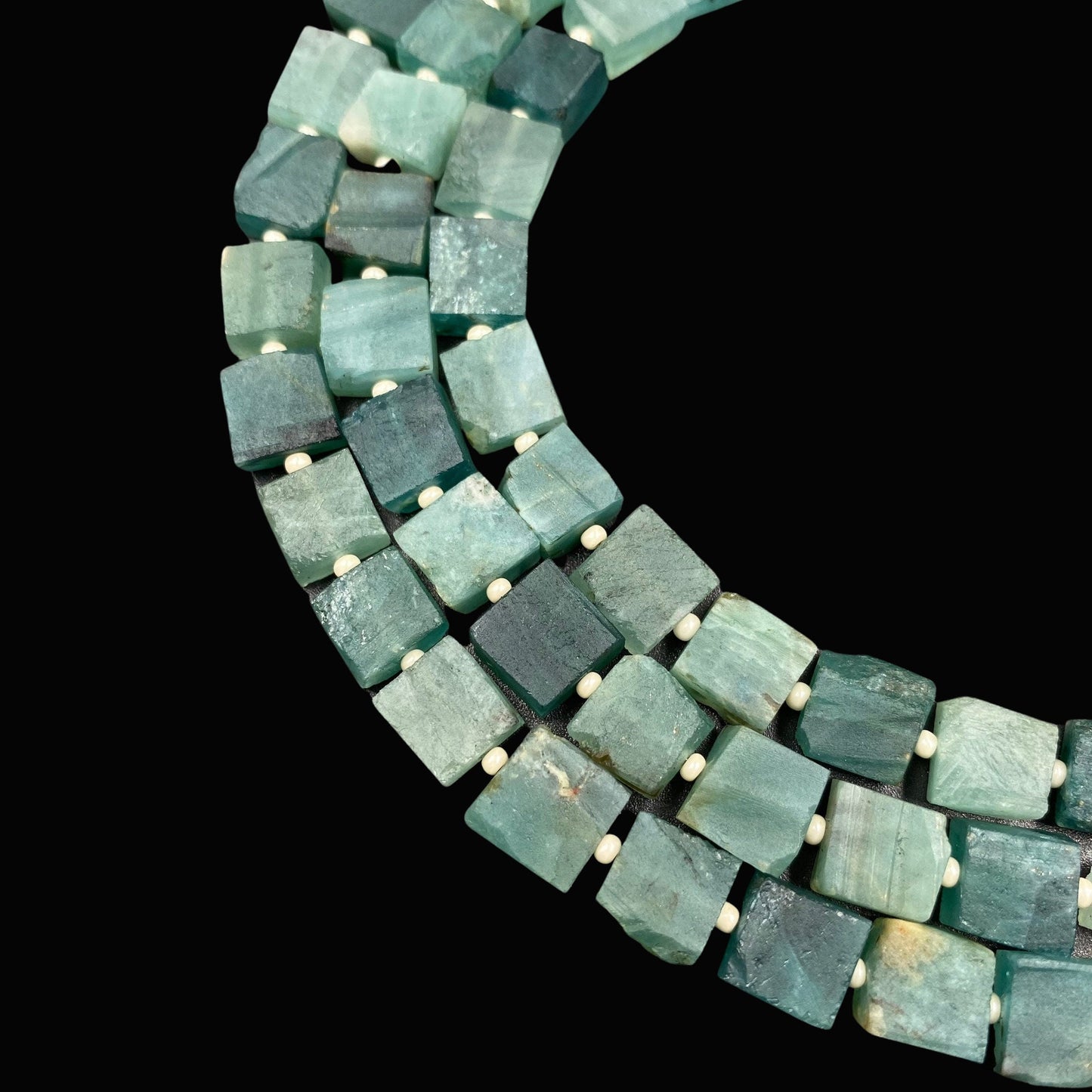 Natural Grandidierite Gemstone Beads, Green Briolette Jewelry Making