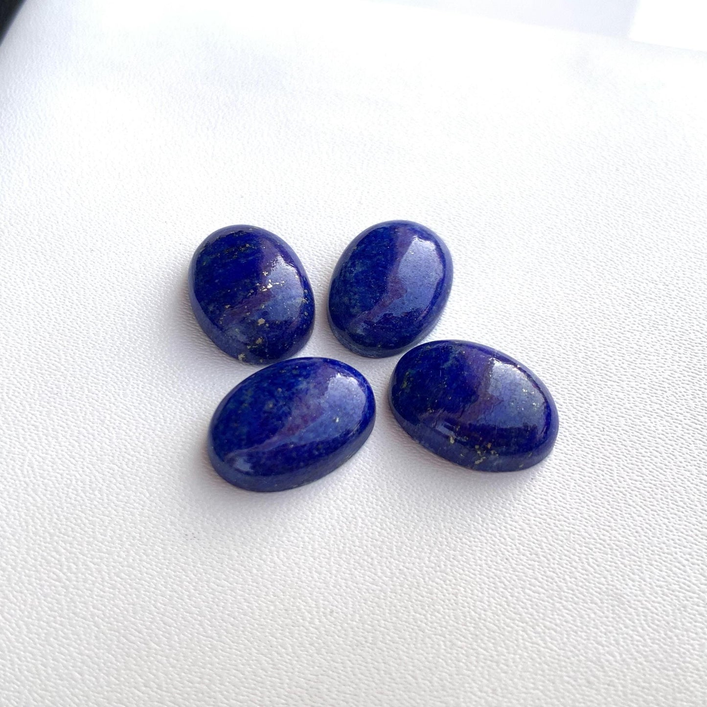 Natural Lapis Lazuli Smooth Oval Shape Gemstone Cabochon, CALIBRATED Loose Stone Cab, Oval Jewelry Making Cabochon Semi Precious Cabochons