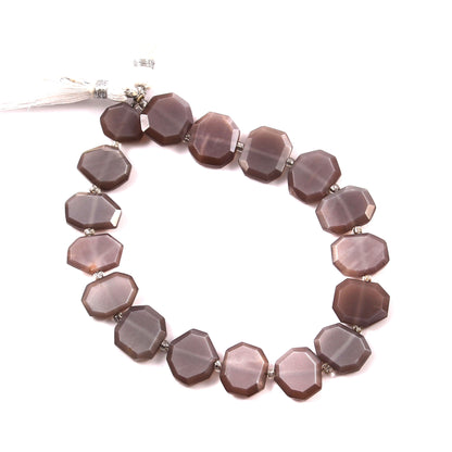 Chocolate Moonstone Fancy Shape Natural Gemstone Briolette Beads,Center Drill Beads,Fancy Shape Gemstone jewelry Bead,Flat chip bead BBI943