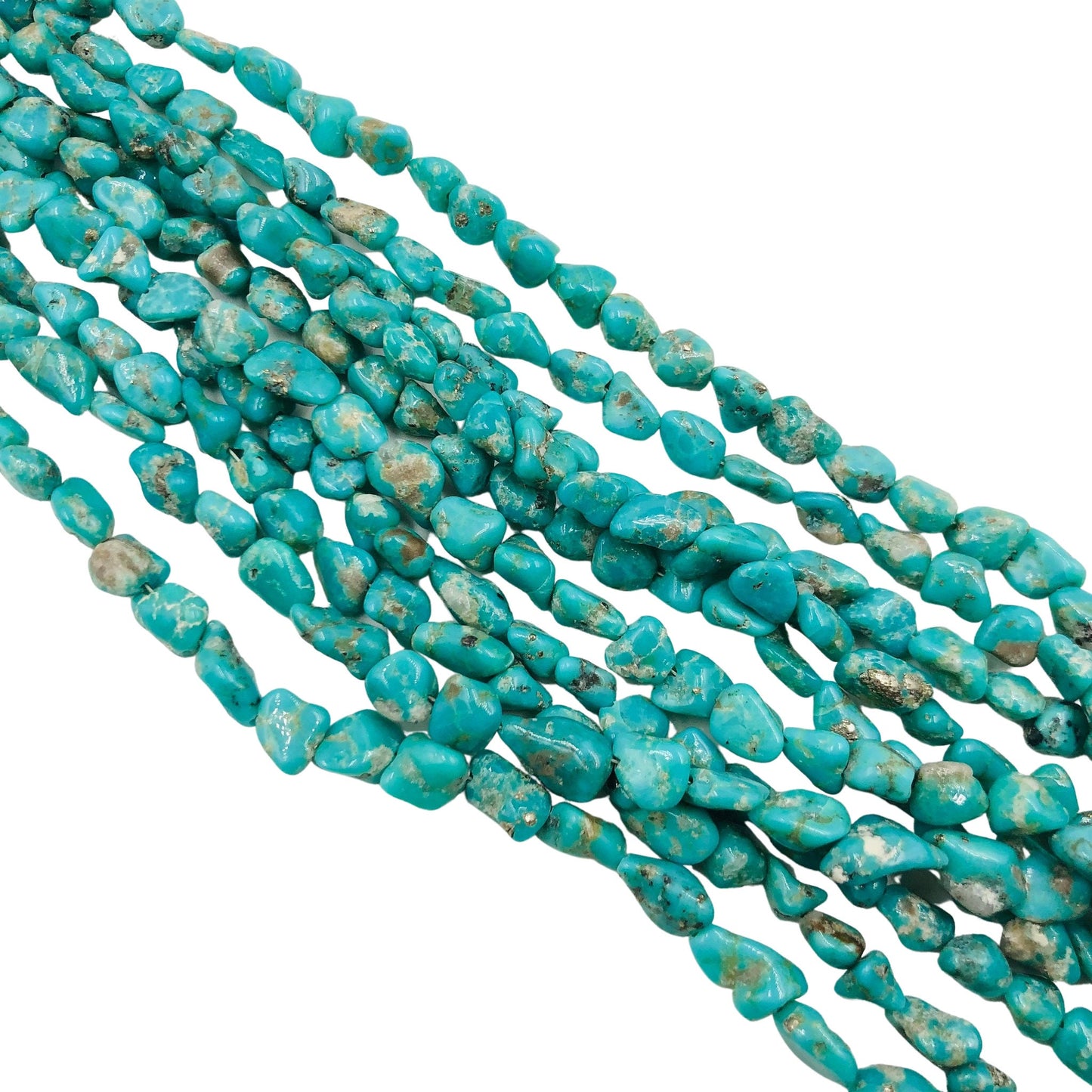 Arizona Turquoise Tumble Nugget Beads | Handmade Gemstone Beads