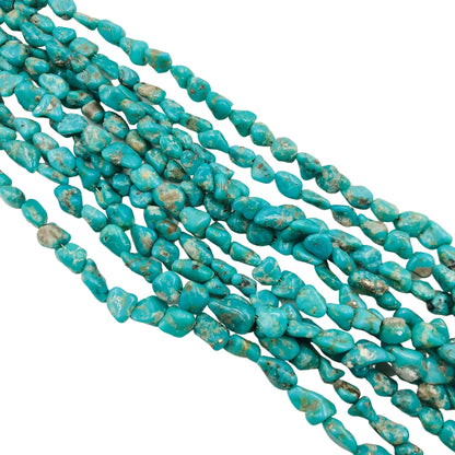 Arizona Turquoise Tumble Nugget Beads | Handmade Gemstone Beads