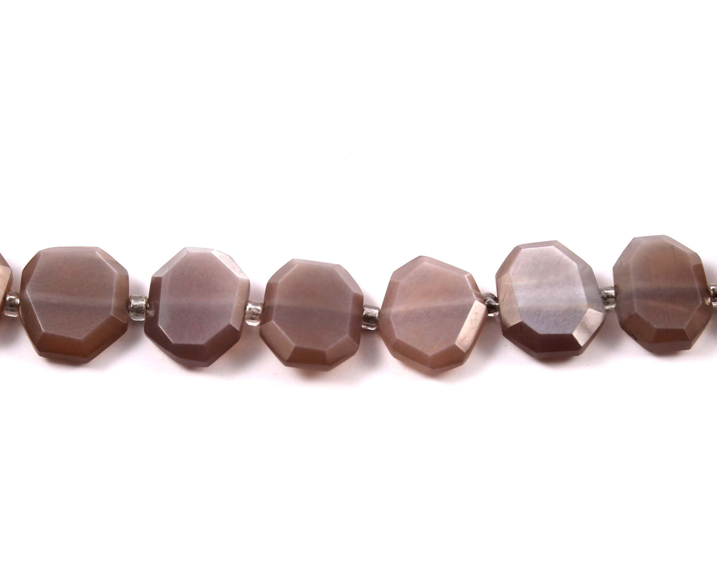 Chocolate Moonstone Fancy Shape Natural Gemstone Briolette Beads,Center Drill Beads,Fancy Shape Gemstone jewelry Bead,Flat chip bead BBI2484