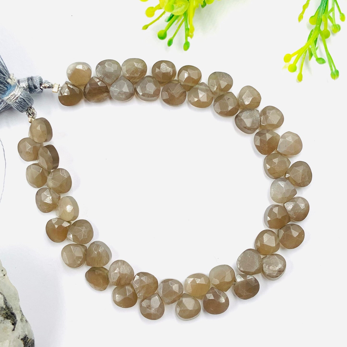 AAA Mix Gemstone Faceted Heart Shape Beads Size 7mm Natural  gemstone briolette Side Drill Beads Gift For her, Jewelry Making BBI955
