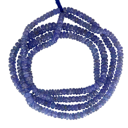 Natural Tanzanite Gemstone Beads – 5mm to 10mm, Faceted Jewelry