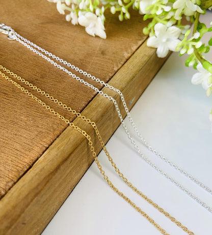 925 Sterling Silver Chain Necklace – Dainty & Versatile Jewelry for Layering or Pendants – Perfect Gift for Her - BeadsBoatInc