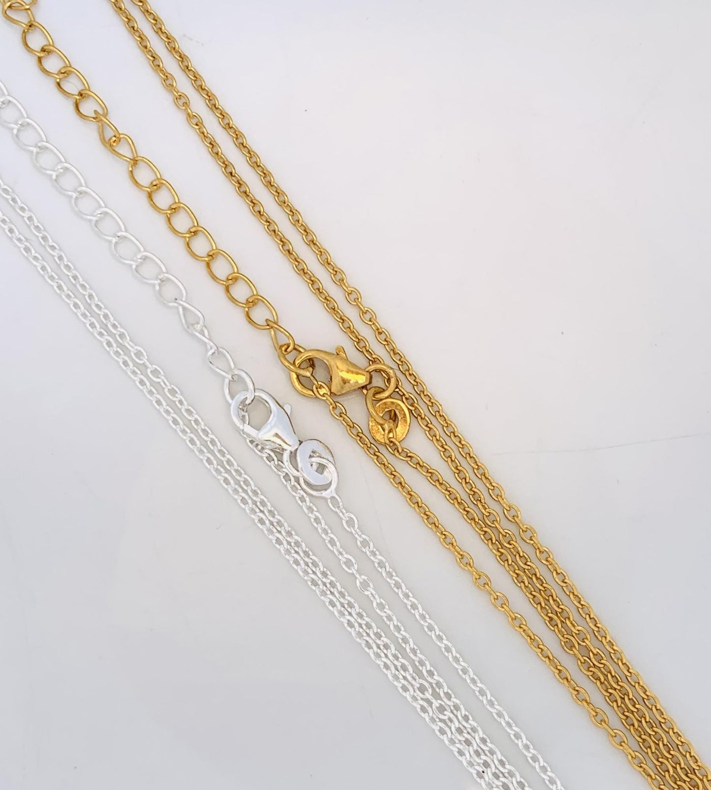 925 Sterling Silver Chain Necklace – Dainty & Versatile Jewelry for Layering or Pendants – Perfect Gift for Her - BeadsBoatInc