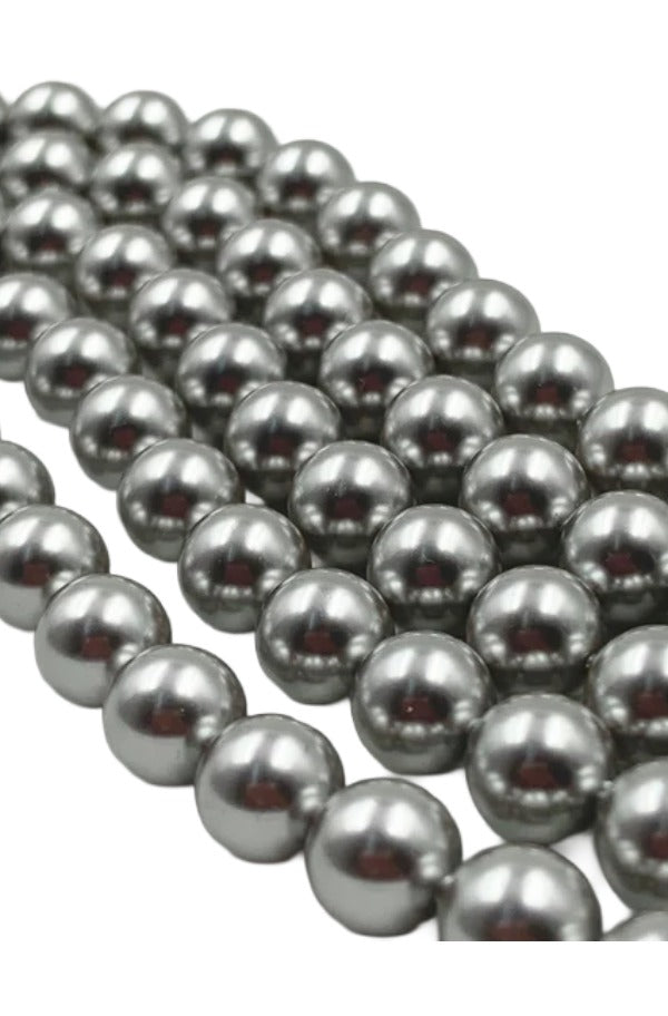 Austria Swarovski Crystal Light Grey Pearl Beads 5810 Round 6mm 8mm