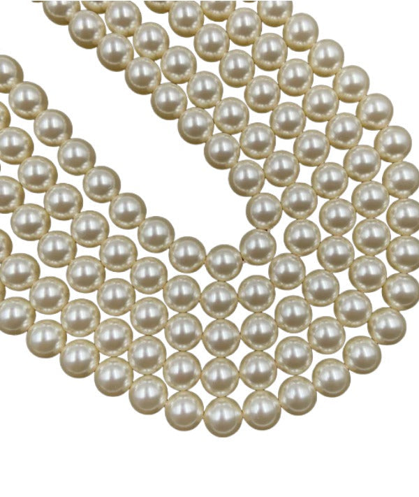 Swarovski Crystal Cream 001 620 Pearl Beads 5810 Round 6mm 8mm