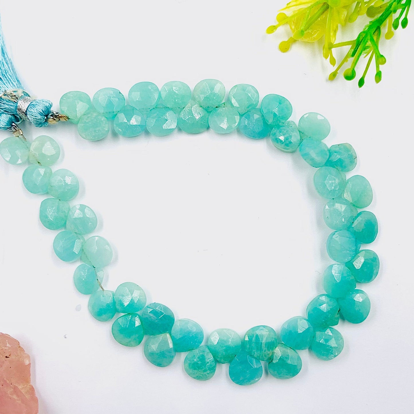 AAA Mix Gemstone Faceted Heart Shape Beads Size 7mm Natural  gemstone briolette Side Drill Beads Gift For her, Jewelry Making BBI955