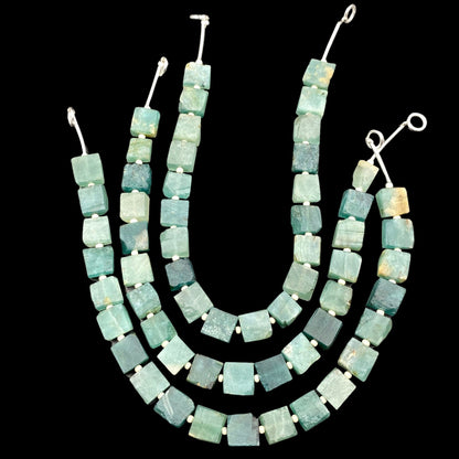 Natural Grandidierite Gemstone Beads, Green Briolette Jewelry Making