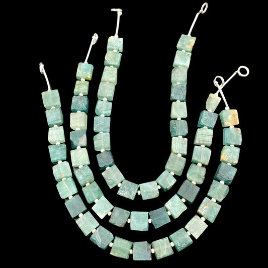 Natural Grandidierite Gemstone Beads, Green Briolette Jewelry Making
