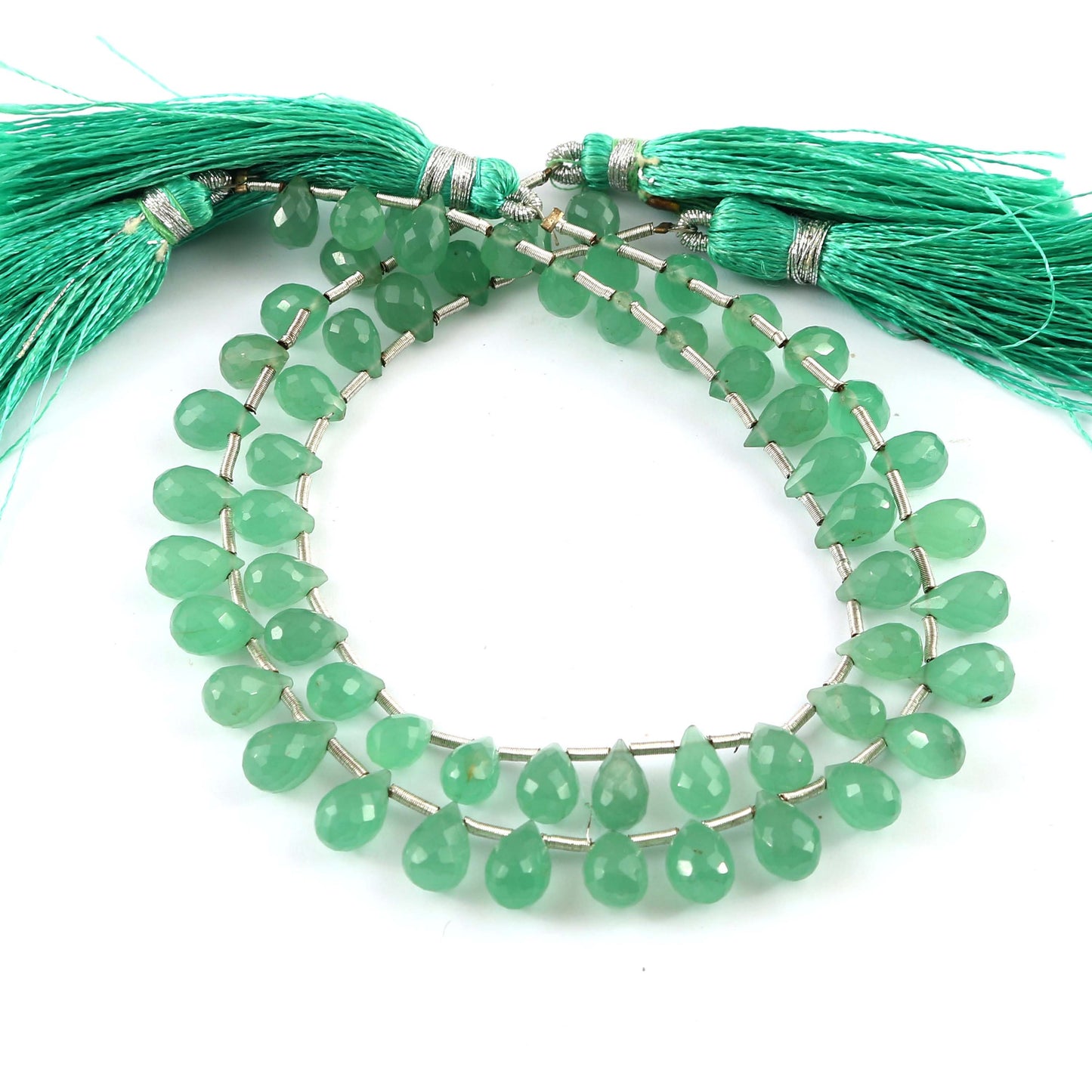 Natural Serpentine Faceted Tear drop Shape Gemstone Briolette Beads , Serpentine Faceted Side Drill Beads,Gemstone Tear Drop Beads ,BBI787