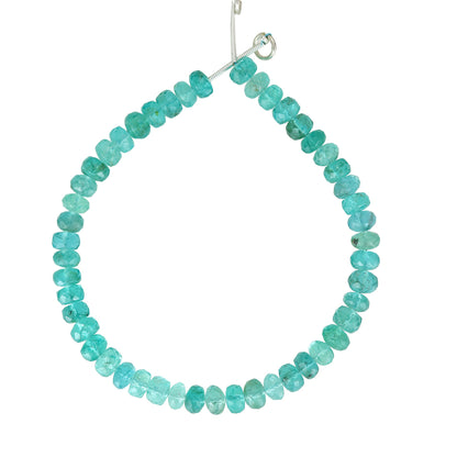 Natural Apatite Faceted Beads , apatite rondelles , apatite facetted beads , natural blue apatite AAA Quality Beads 5mm to 10mm SKU- BBI508