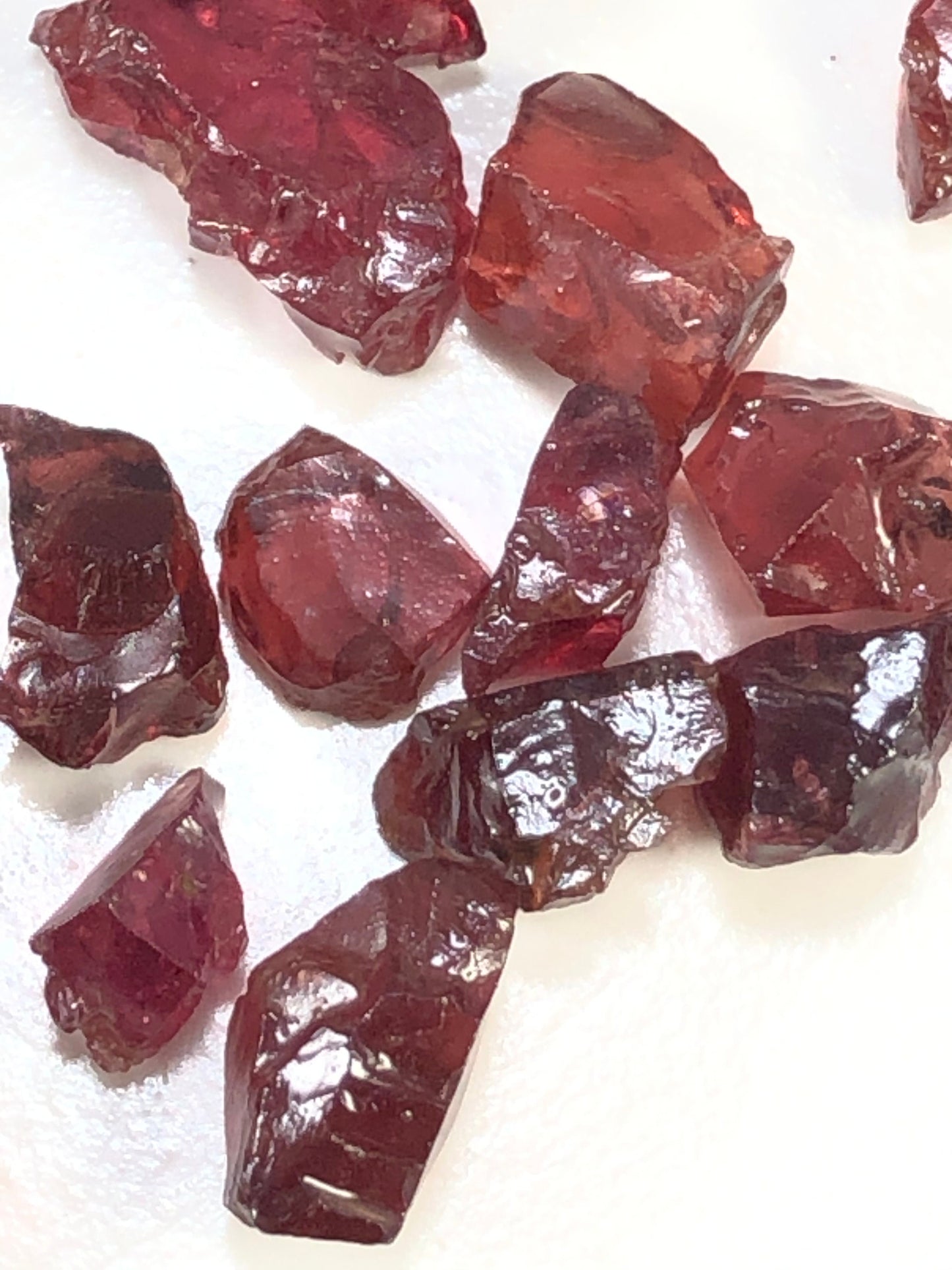 10 Pieces Natural Garnet Loose Rough Cluster Raw Healing crystal stones,Rough Garnet raw For Jewelry Making SKU- BBI419 Valentines