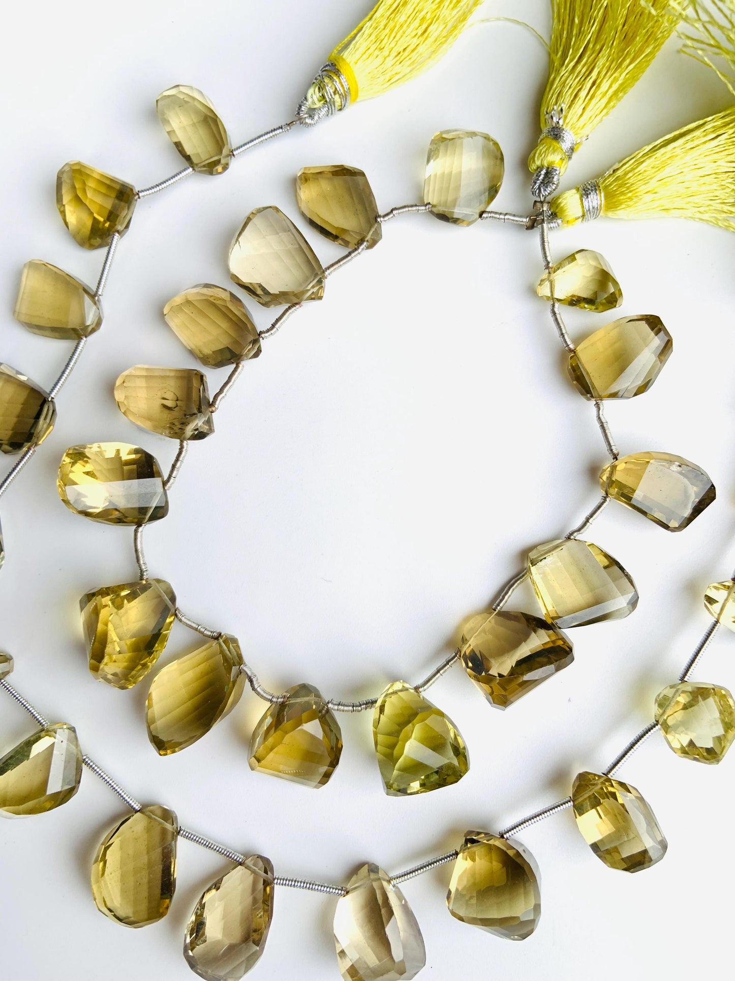 Natural Bear Quartz Faceted Free form shape tumble Gemstone Side Drill Beads Uneven Shape Nugget beads for jewelry making gift for her