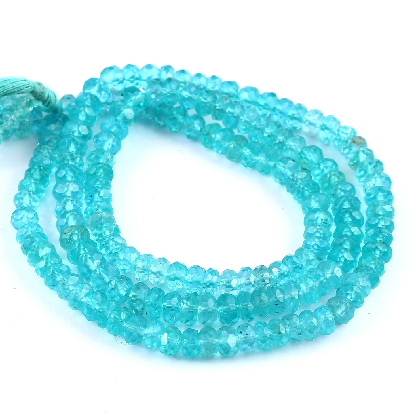 AAA Quality Natural Apatite Faceted Rondelles , Apatite Gemstone Rondelles , Fceted Roundele , jewelry beads Beads 5mm 16 "inch SKU-BBI589