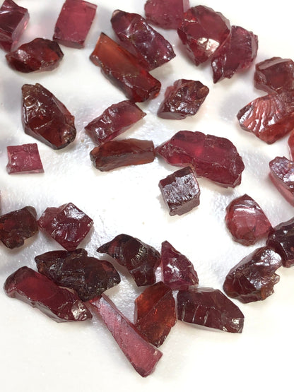 10 Pieces Natural Garnet Loose Rough Cluster Raw Healing crystal stones,Rough Garnet raw For Jewelry Making SKU- BBI419 Valentines