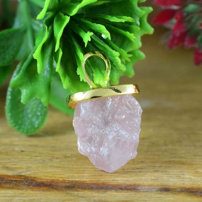 Natural Raw Rose Quartz Pendant, High Quality Stone High Finished Silver jewelry, Chunky necklace, Gift For Her, Birthstone Necklace, P-0008