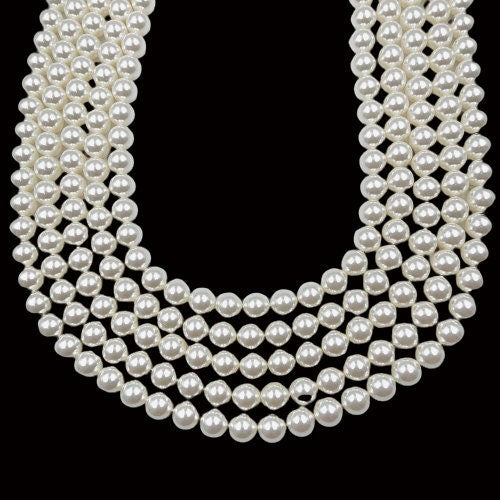 Natural crystal white (001 650) Swarovski pearl genuine Swarovski round beads  for jewelry making 2mm 3mm 4mm 5mm 6mm 8mm 10mm 12mm