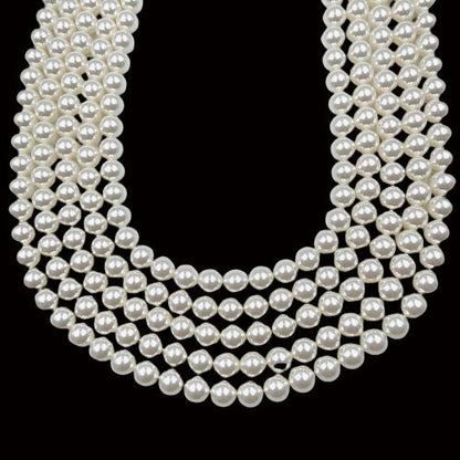 Natural crystal white (001 650) Swarovski pearl genuine Swarovski round beads  for jewelry making 2mm 3mm 4mm 5mm 6mm 8mm 10mm 12mm