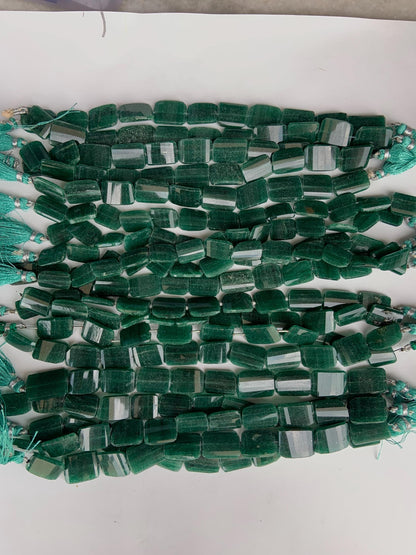 Natural Green aventurine Fancy shape Gemstone Center drill Beads Fancy shape Gemstone Briolette for jewelry making Size 13x19mm gift for her